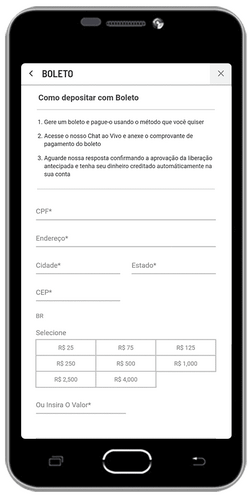 Captura de tela da página de métodos de pagamento da casa de apostas Bodog para depósitos 2